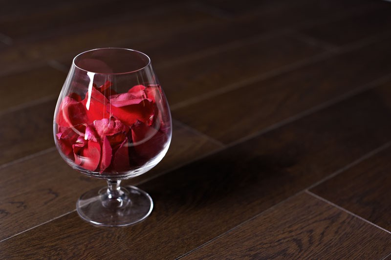 Паркетная доска AmberWood Коллекция КЛАССИКА Дуб (снят) Кофе, лак 1860х189х14 мм